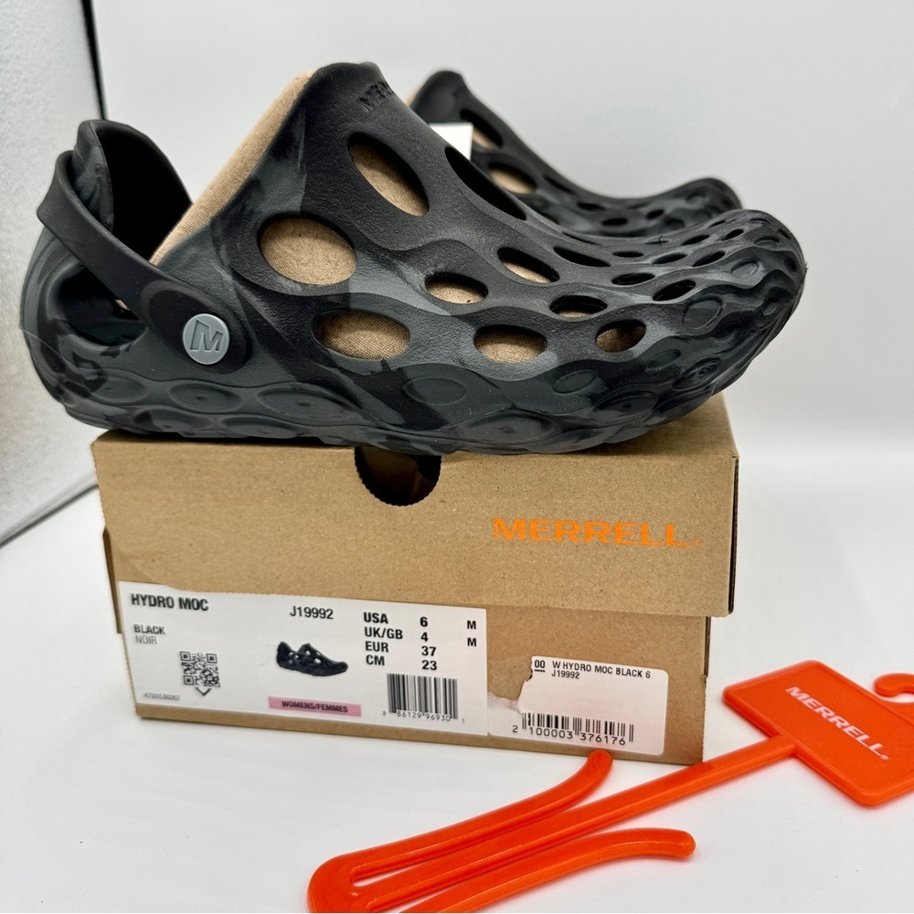 NWT Merrell Hydromoc Women’s Water Hiking Shoes in Black grey EVA Foam brand new